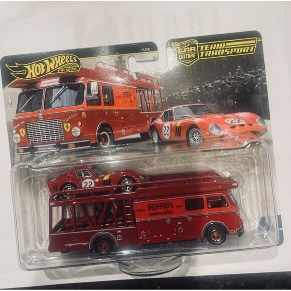 Hot Wheels Ferrari 250 GTO / Fiat 642 RN2 Bartoletti #83 Team Transport 2025 New - Picture 1 of 3